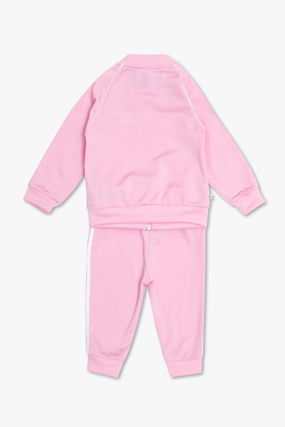 Adidas baby cheap pink tracksuit